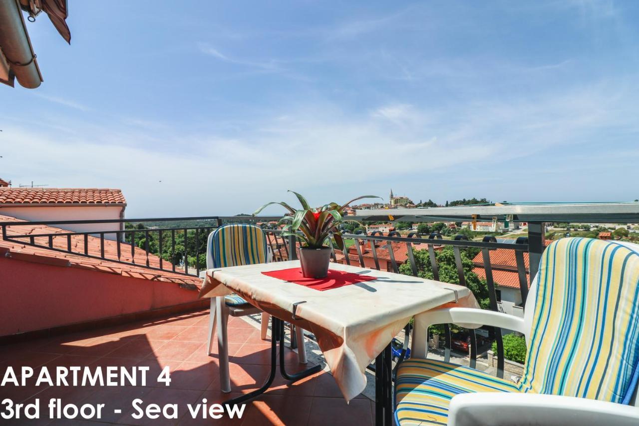 Beautiful Sea View Apartments - Niko Ceko Vrsar Eksteriør bilde