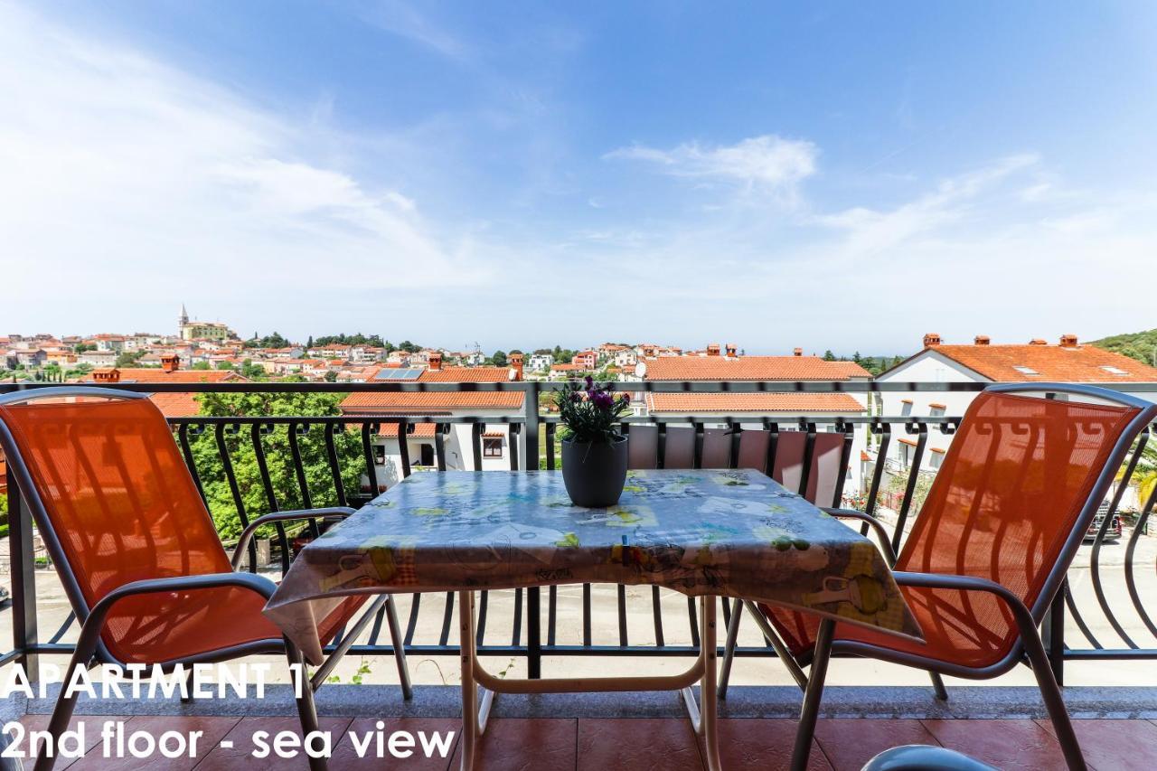 Beautiful Sea View Apartments - Niko Ceko Vrsar Eksteriør bilde