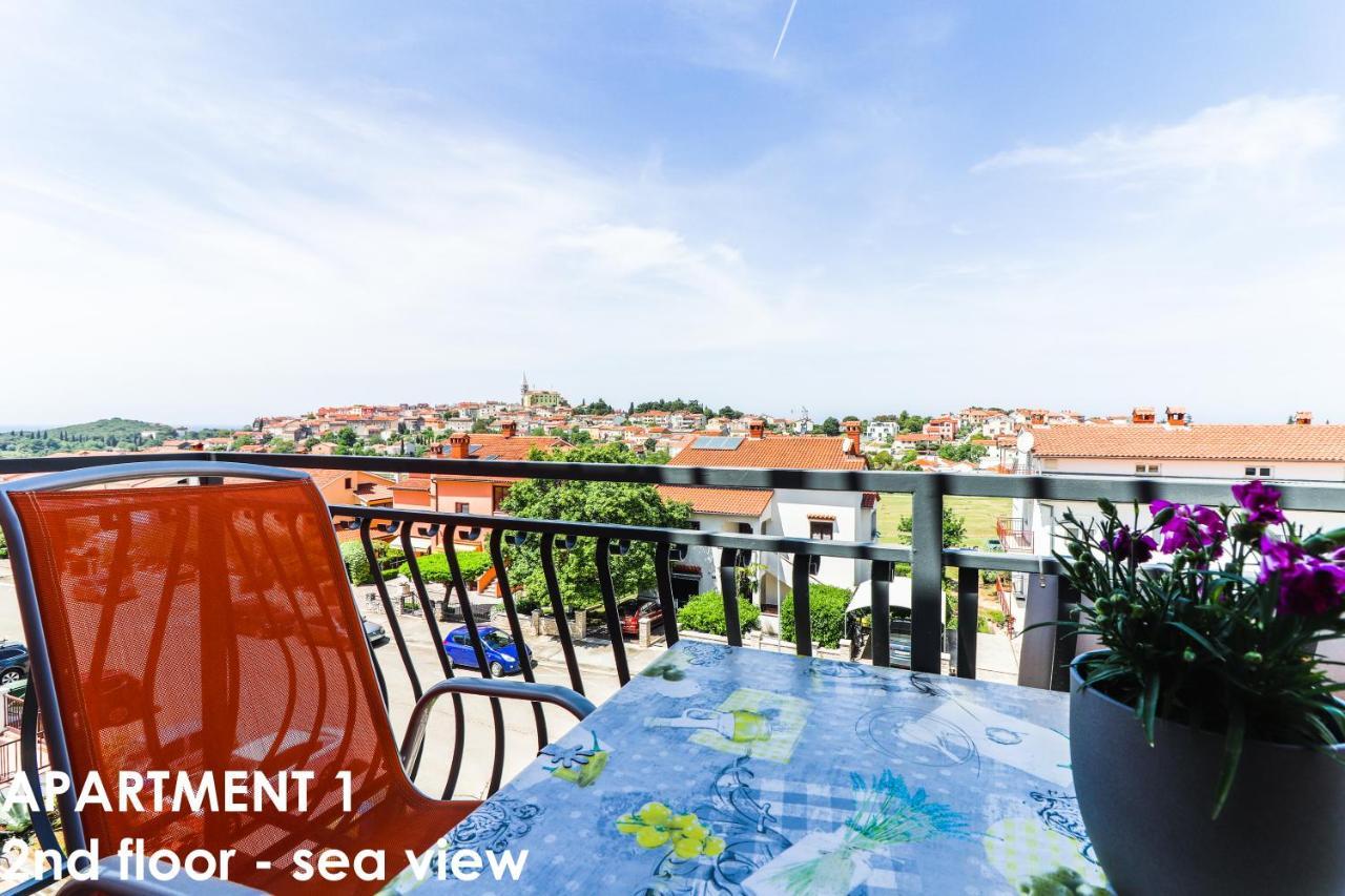 Beautiful Sea View Apartments - Niko Ceko Vrsar Eksteriør bilde